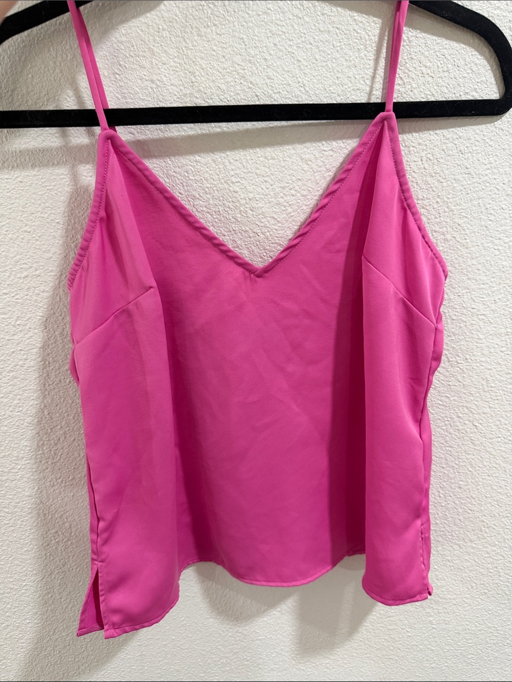 Women’s Pink V-Neck Camisole Tank Top